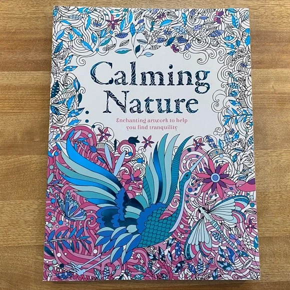 Calming Nature Coloring Book - Picture 1 of 8
